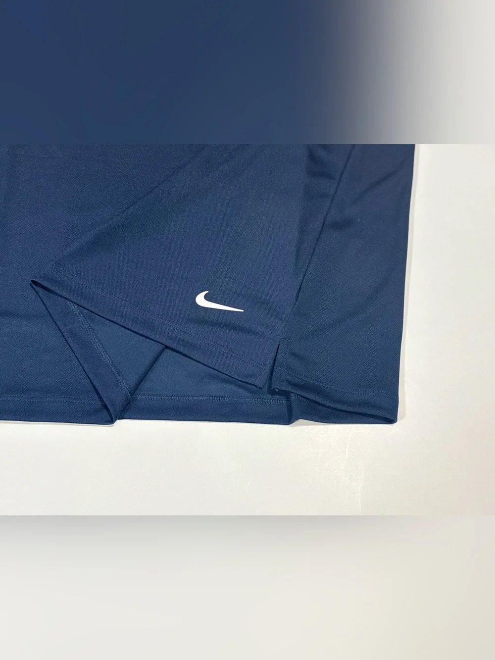 Nike Women’s Navy Sleeveless Polo Tank Top Dri-fit victory Golf top DH2312-451